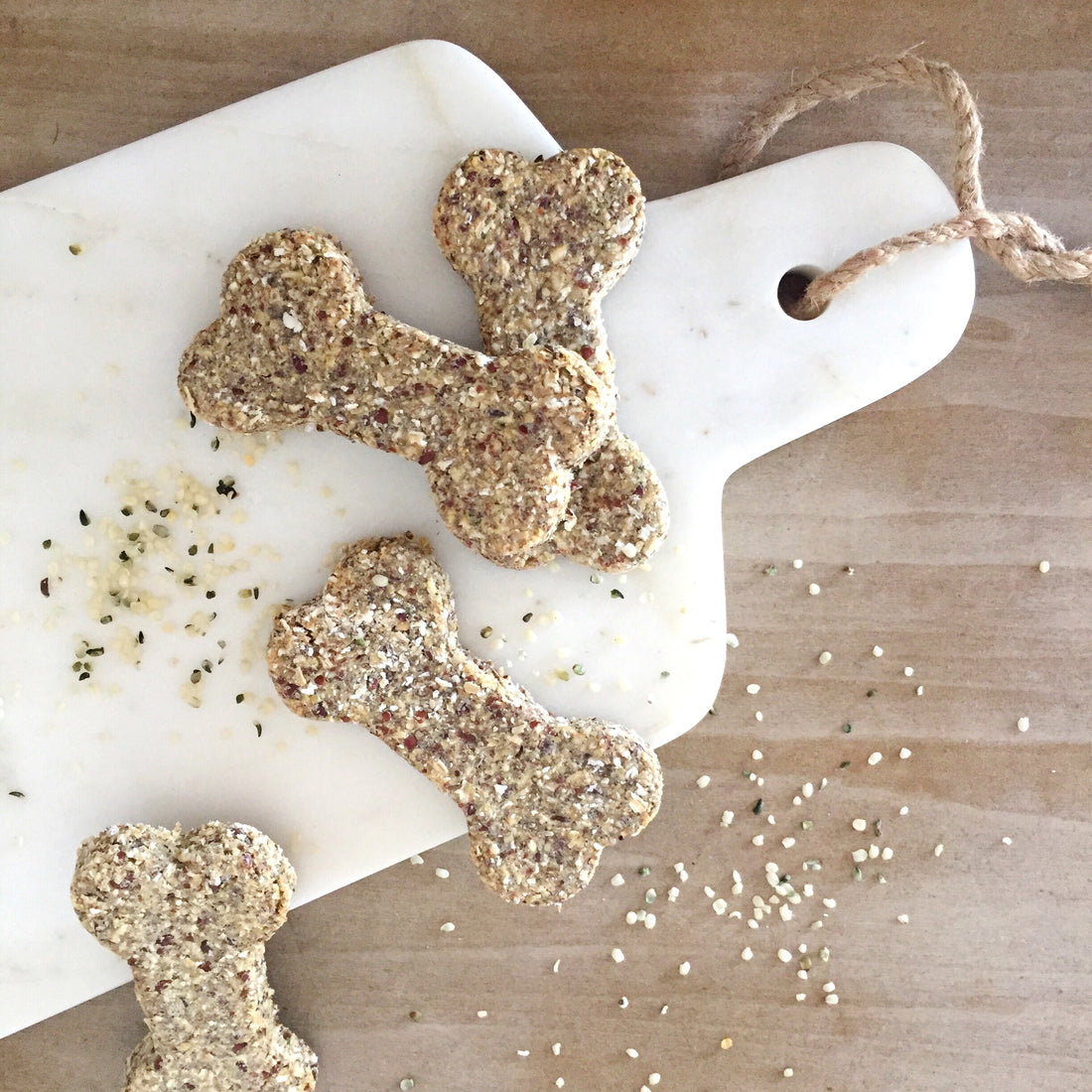 DIY Hemp seed dog treats