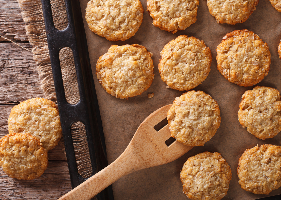 Dog friendly Anzac biscuits